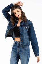 Dark Wash Denim Jean Jacket