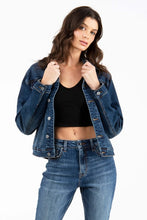 Dark Wash Denim Jean Jacket