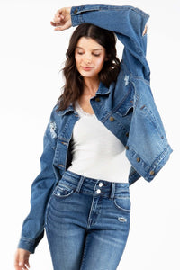 Medium Wash Denim Jean Jacket