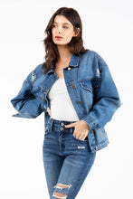 Medium Wash Denim Jean Jacket