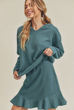 Teal Casual Long Sleeve Suit
