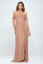 Mauve/Gold Formal Dresses