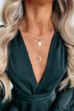 Gold Color Multicolor Fashion Necklace
