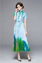 Green Multi Sexy Maxi Dress 2pc Set