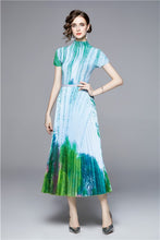 Green Multi Sexy Maxi Dress 2pc Set