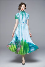 Green Multi Sexy Maxi Dress 2pc Set