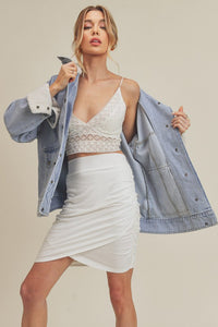 White Lace Design Bralette