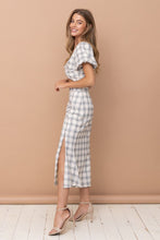 Beige Cropped Blouse And Skirt Set