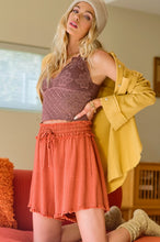Dark Brown Crochet Lace Top