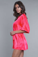 Hot Pink Getting Ready Robe Rose Pink