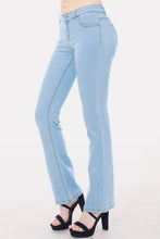 Ltdenim Mid Rise Slim Bootcut Jean