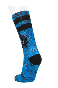 Blue Marijuana Leaf Socks（12pairs）