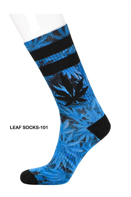 Blue Marijuana Leaf Socks（12pairs）
