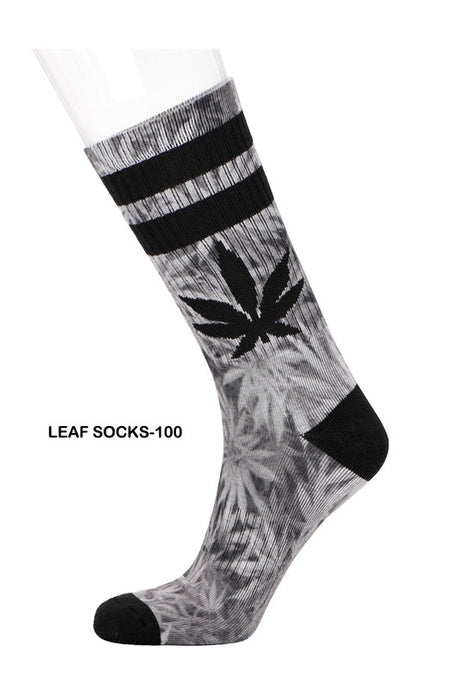 Grey Marijuana Leaf Socks（12pairs）