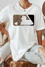 White Baseball Home Run Graphic T-shirt