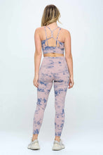 Purple Blue Yoga Set Activewear Set
