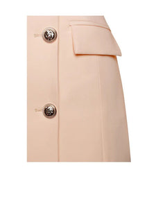 Rafa Blush Off Shoulder Crepe Blazer Dress