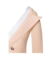 Rafa Blush Off Shoulder Crepe Blazer Dress