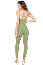Olive Green Sweetheart Neck Jumpsuit
