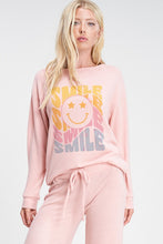 Pink Star Smile Face Sleep Lounge Wear Set