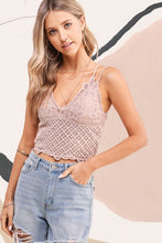 Light Pink Crochet Lace Top
