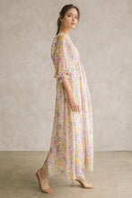 Multi Floral And Color Baby Doll Dress