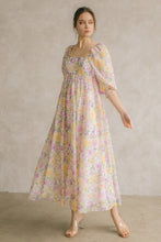 Multi Floral And Color Baby Doll Dress