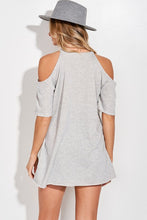 American Babe Cold Shoulder Top