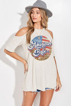 American Babe Cold Shoulder Top