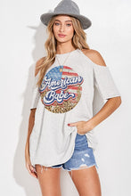 American Babe Cold Shoulder Top