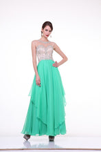 Light Green Long Evening Dress