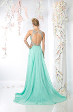 Light Green Long Evening Dress
