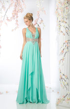 Light Green Long Evening Dress