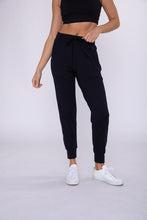 Black Swoop Back Lounge Pants