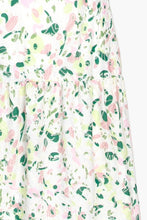 Green Multi Felicia Cotton Eyelet Midi Dress