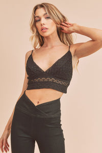 Black Lace Design Bralette