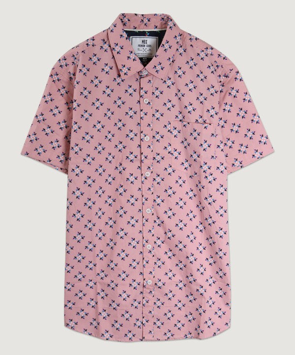 Pink Mauve Geo Shapes Shirt