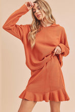 Orange Casual Long Sleeve Suit