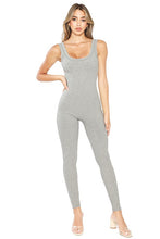 Grey Sleeveless Jumpsuits