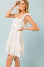 Off White Summer Mini Dress