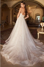 French White A-line Chantilly Lace Bridal Gown