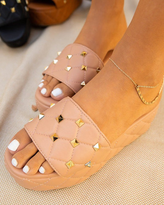 Nude Platform Sandals