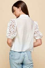 Women Blouse With Peral Attached