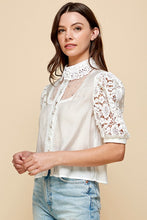 Women Blouse With Peral Attached