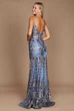 Platinum Dylan & Davids Fitted Corset Long Formal Dress