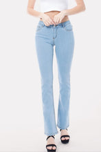 Ltdenim Mid Rise Slim Bootcut Jean