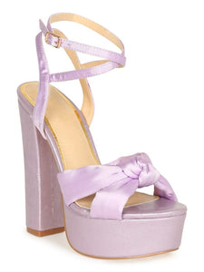 Light Purple Womens Platform Heels