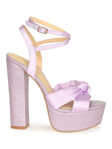 Light Purple Womens Platform Heels