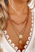 Gold Color Multicolor Fashion Necklace