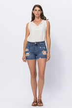 Dark Blue Denim Shorts